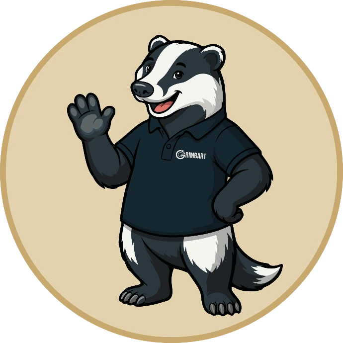 Grimbart, das Maskottchen